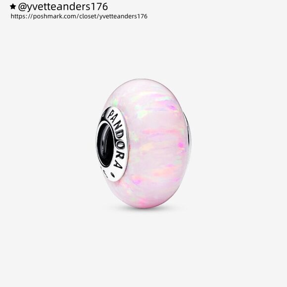 Pandora Opalescent Pink Charm - Picture 1 of 6